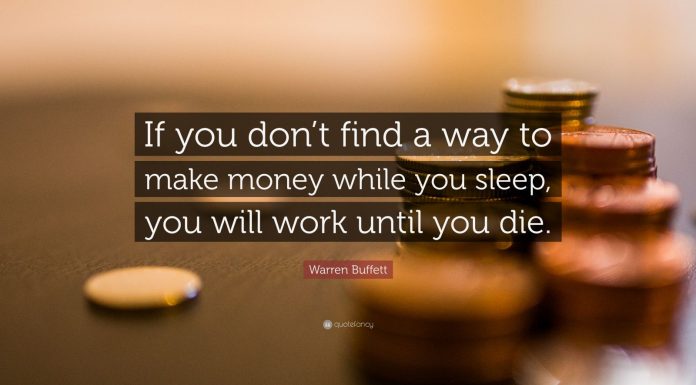 1487735 Warren Buffett Quote If you don t find a way to make money while