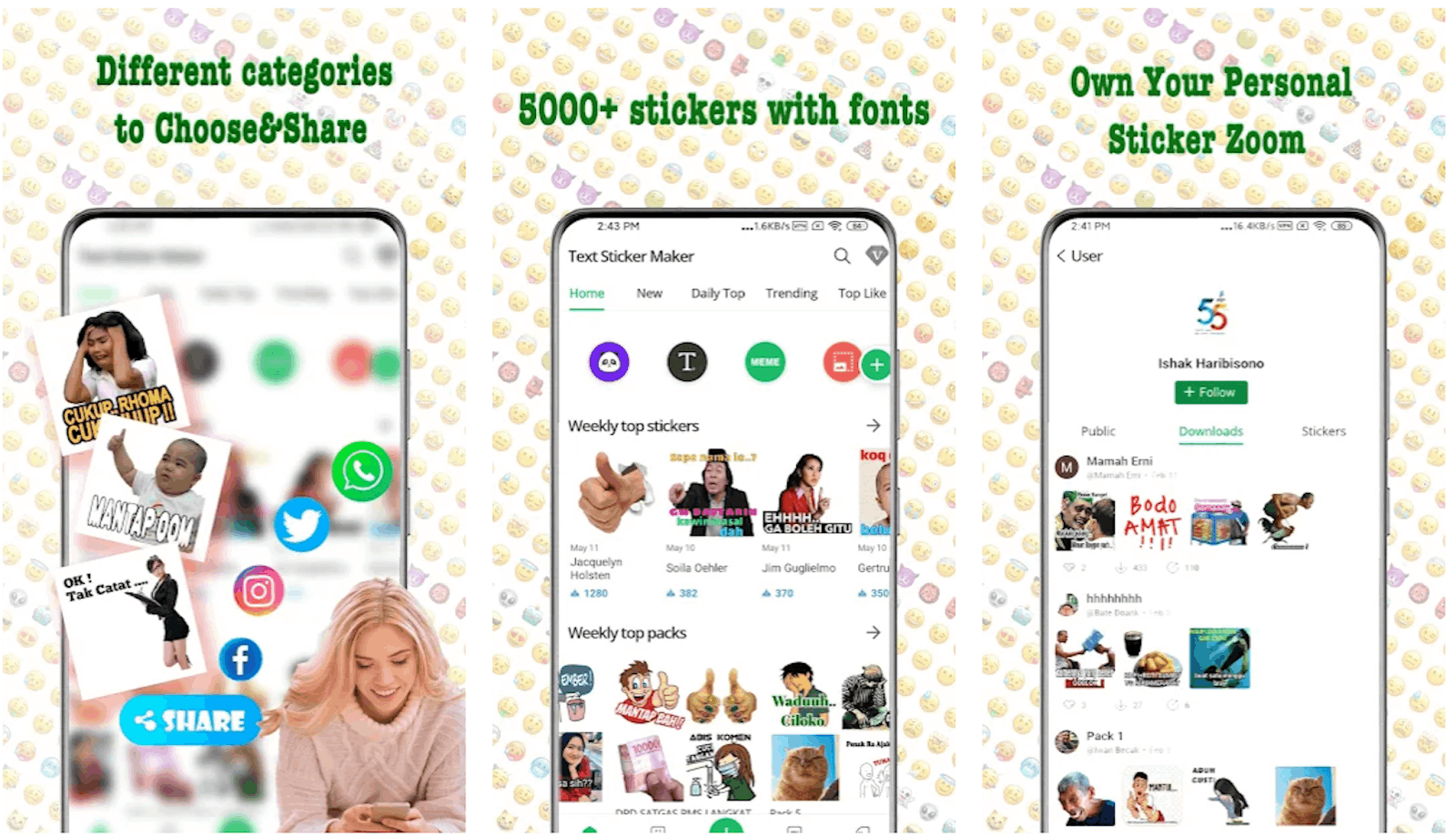 TextSticker App - How to Custom Stickers for WhatsApp